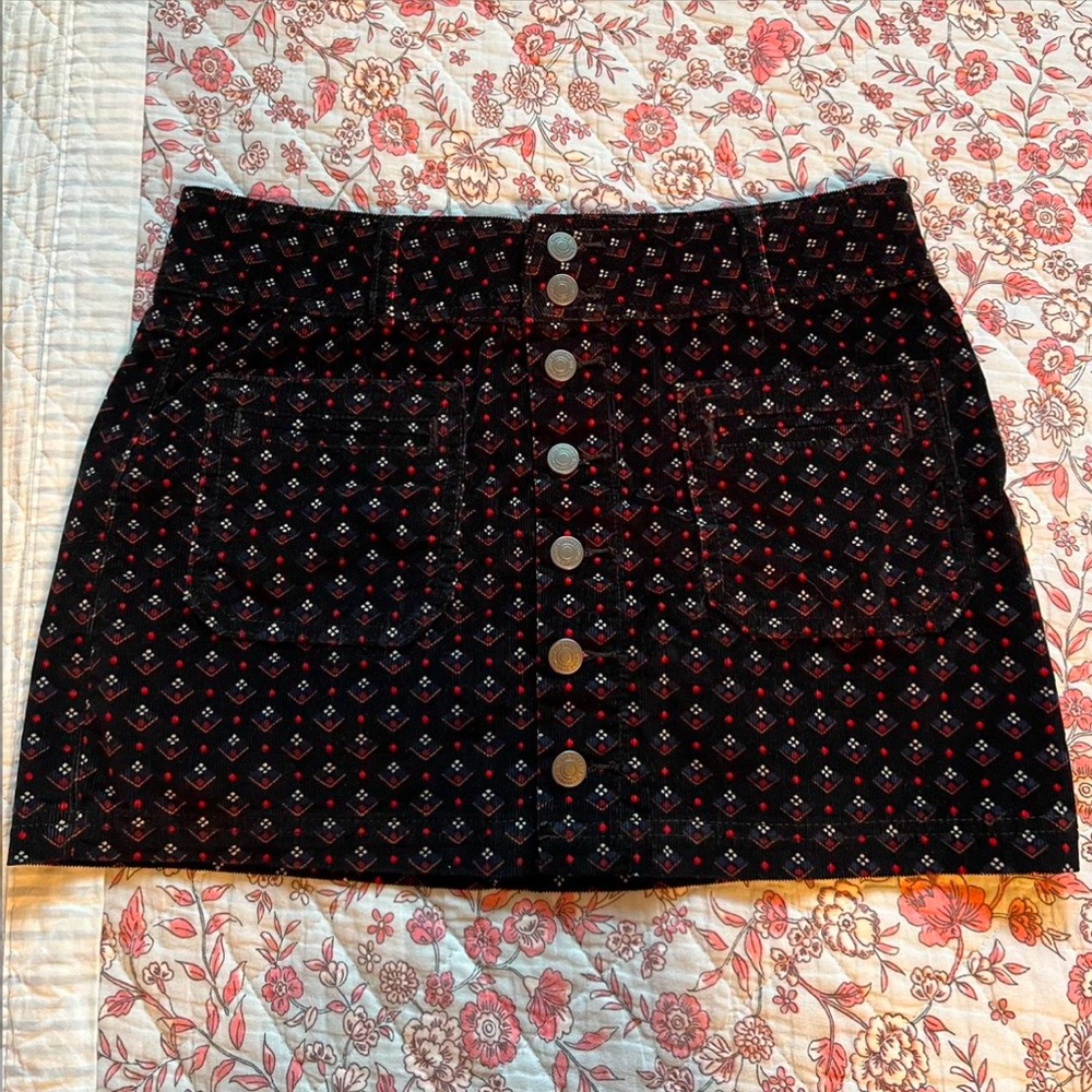 Free People patterned skirt!